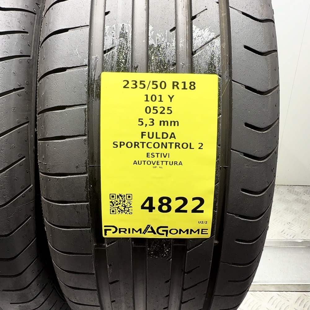 Gomme Usate 235 50 R18 101Y Fulda Sportcontrol 2 76% Estive - immagine 3
