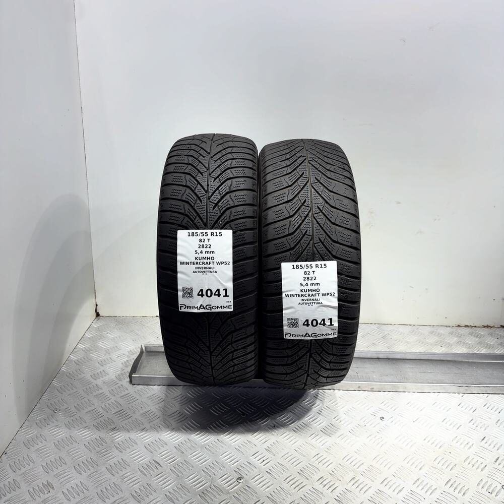 Gomme Usate 185 55 R15 82T Kumho Wintercraft WP52 77% Invernali - immagine 4