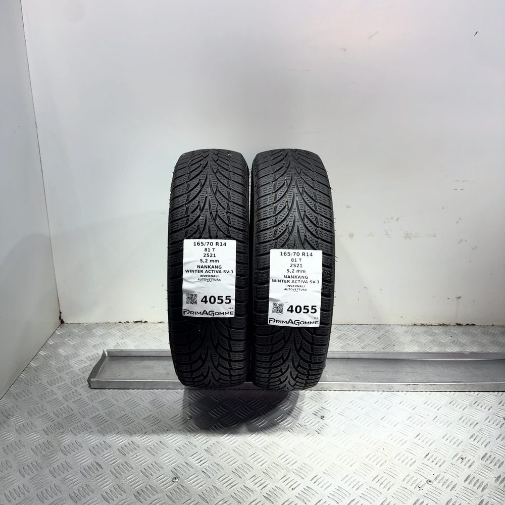 Gomme Usate 165 70 R14 81T Nankang Winter Activa SV-3 74% Invernali - immagine 4