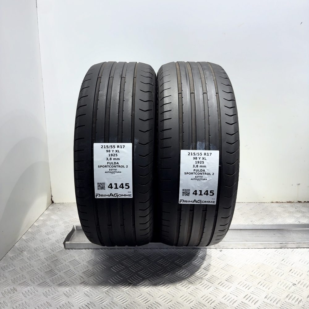 Gomme Usate 215 55 R17 XL 98Y Fulda Sportcontrol 2 Estive - immagine 4