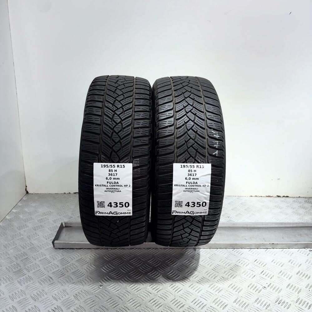 Gomme Usate 195 55 R15 85H Fulda Kristall Control HP 2 86% Invernali - immagine 4