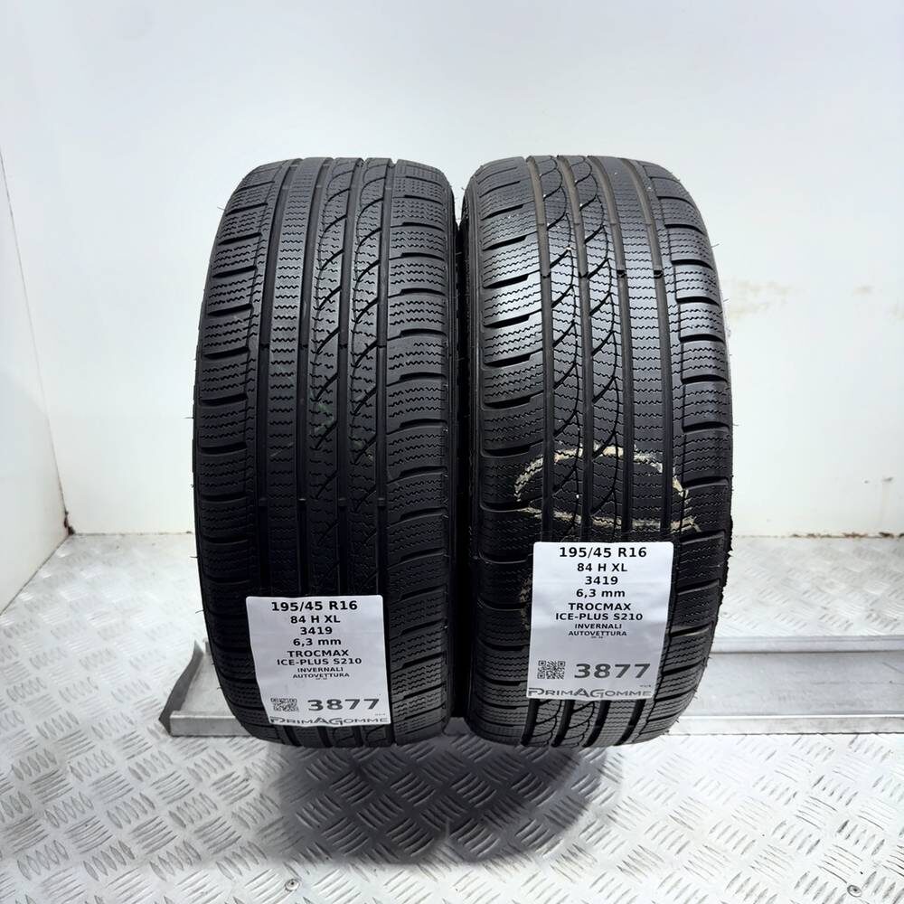 Gomme Usate 195 45 R16 84H XL Tracmax Ice-Plus S210 90% Invernali - immagine 4
