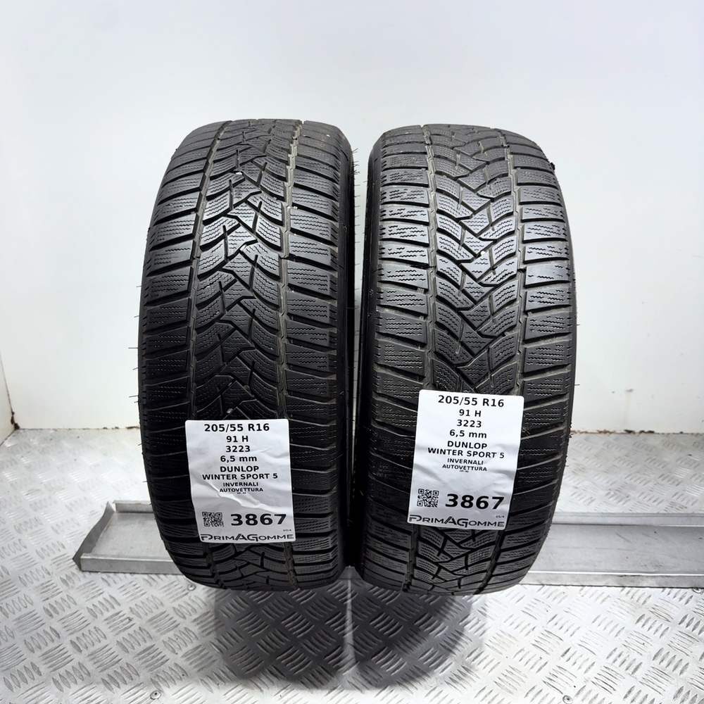 Gomme Usate 205 55 R16 91H Dunlop Winter Sport 5 93% Invernali - immagine 4