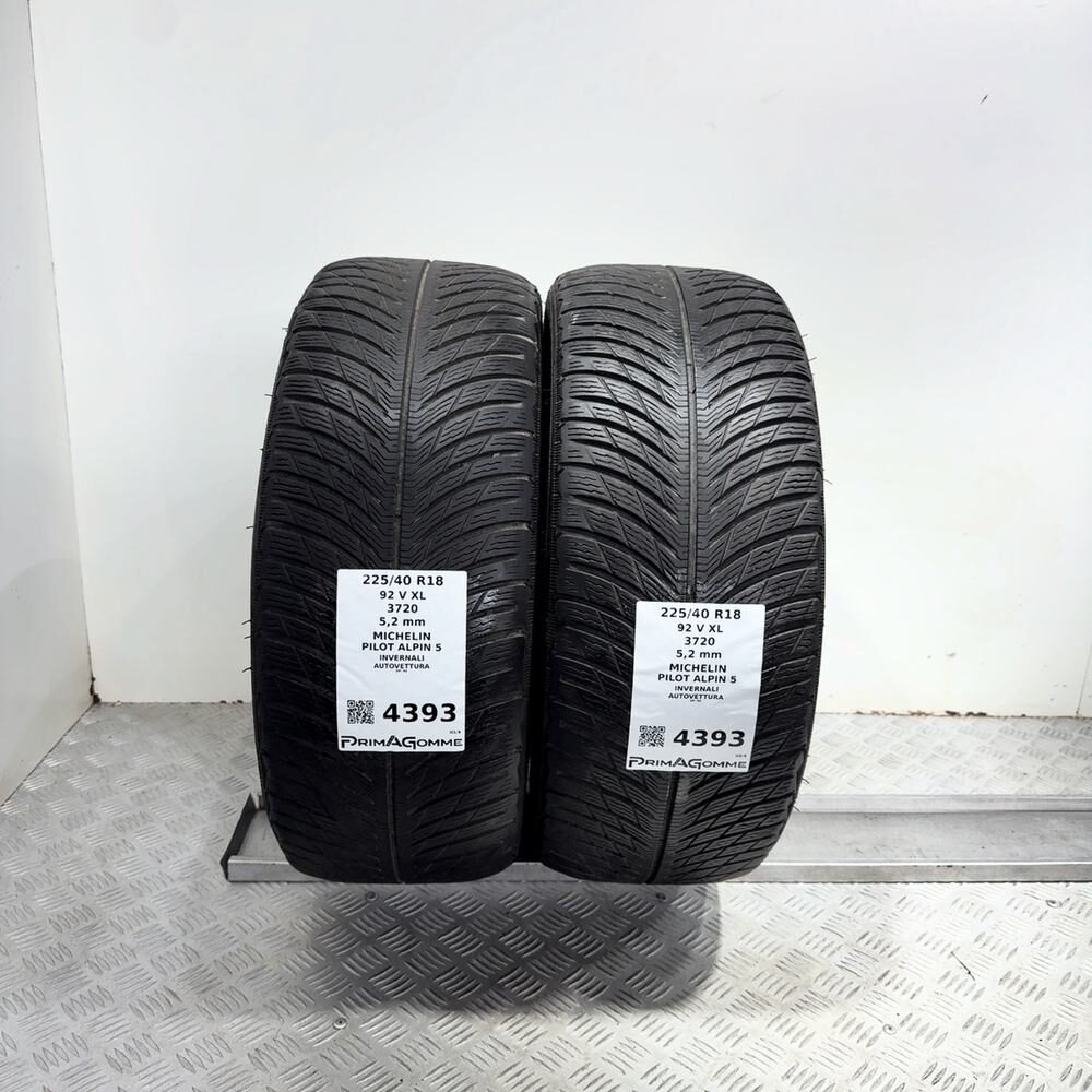Gomme Usate 225 40 R18 92V XL Michelin Pilot Alpin 5 74% Invernali - immagine 4