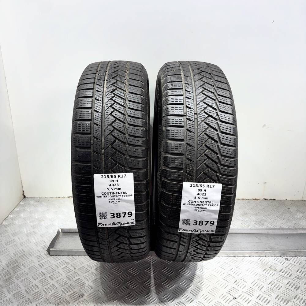 Gomme Usate 215 65 R17 99H Continental Wintercontact TS850P 79% Invernali - immagine 4