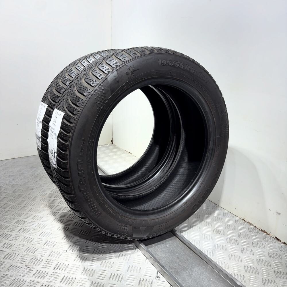 Gomme Usate 195 55 R16 87H Kumho Wintercraft WP51 Invernali - immagine 4