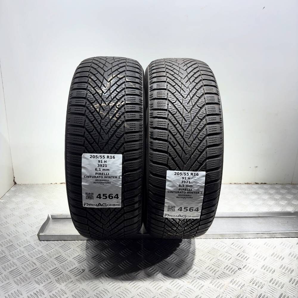 Gomme Usate 205 55 R16 91H Pirelli Cinturato Winter 2 87% Invernali - immagine 4