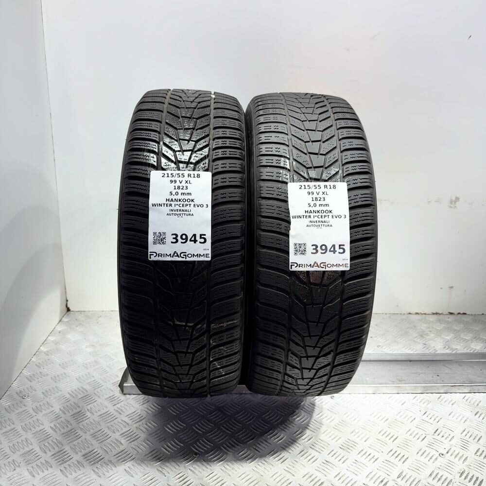 Gomme Usate 215 55 R18 XL 99V Hankook Winter I*Cept Evo 3 71% Invernali - immagine 4