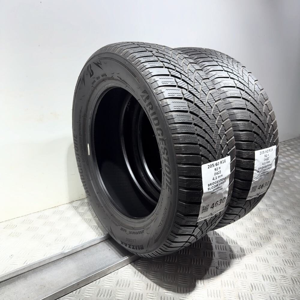 Gomme Usate 205 60 R16 92H Bridgestone Blizzak LM005 Invernali - immagine 4