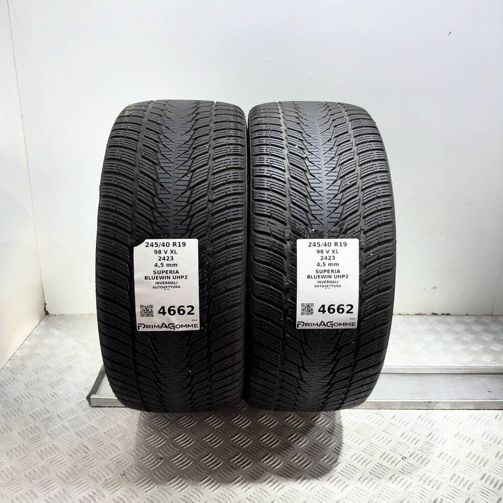 Gomme Usate 245 40 R19 98V XL Superia Bluewin Uhp2 Invernali - immagine 4