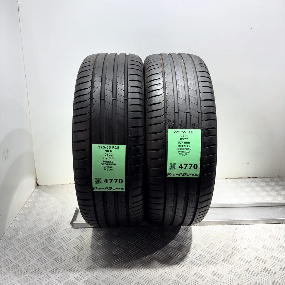 Gomme Usate 225 55 R18 98H Pirelli Scorpion 81% Invernali - immagine 4