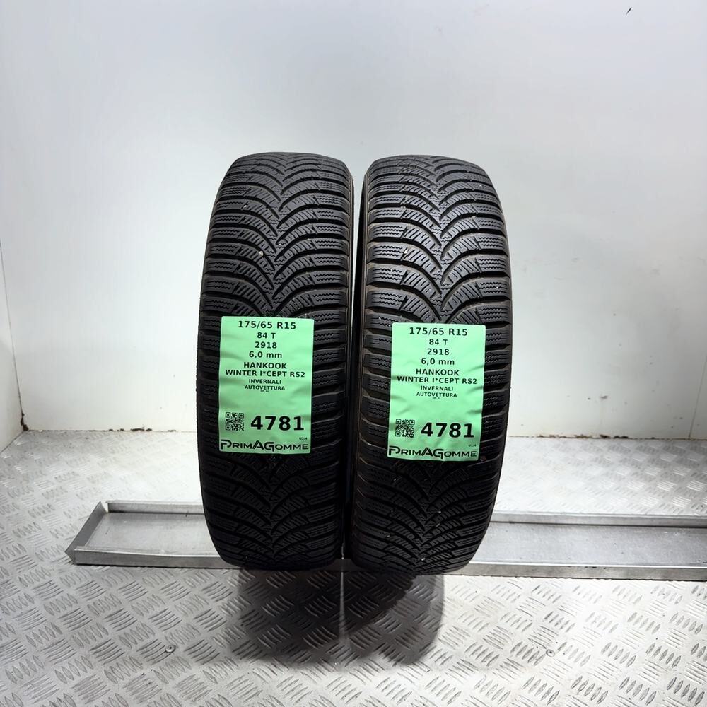 Gomme Usate 175 65 R15 84T Hankook Winter I*Cept RS2 86% Invernali - immagine 4