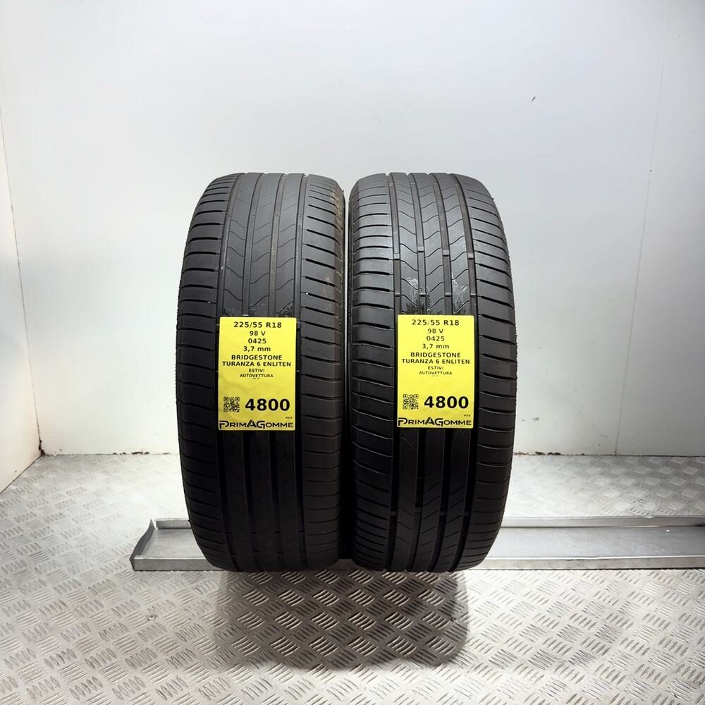 Gomme Usate 225 55 R18 98V Bridgestone Turanza 6 Enliten Estive - immagine 4