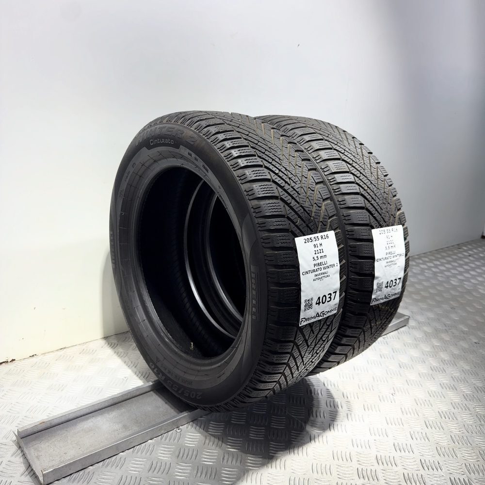 Gomme Usate 205 55 R16 91H Pirelli Cinturato Winter 2 79% Invernali - immagine 5