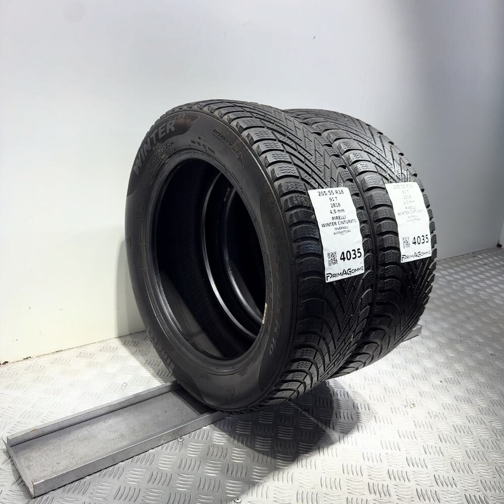 Gomme Usate 205 55 R16 91T Pirelli Winter Cinturato Invernali - immagine 5