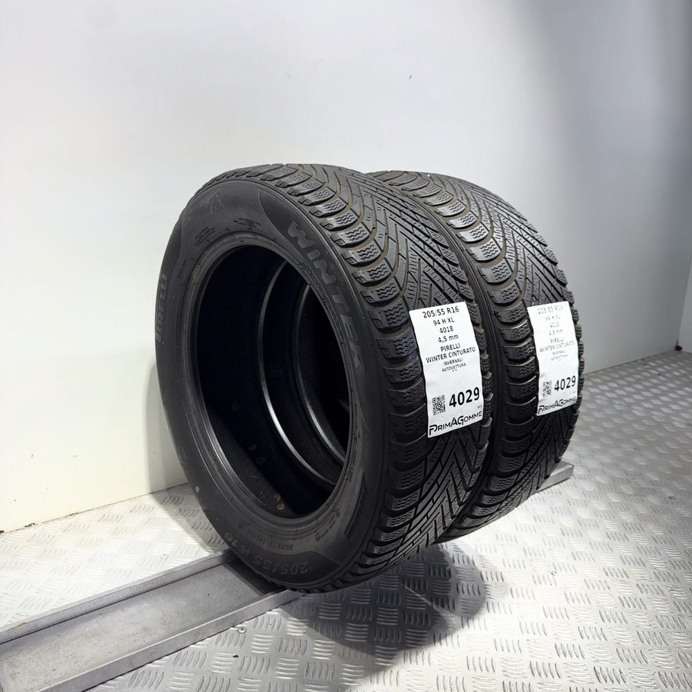 Gomme Usate 205 55 R16 94H XL Pirelli Winter Cinturato Invernali - immagine 5