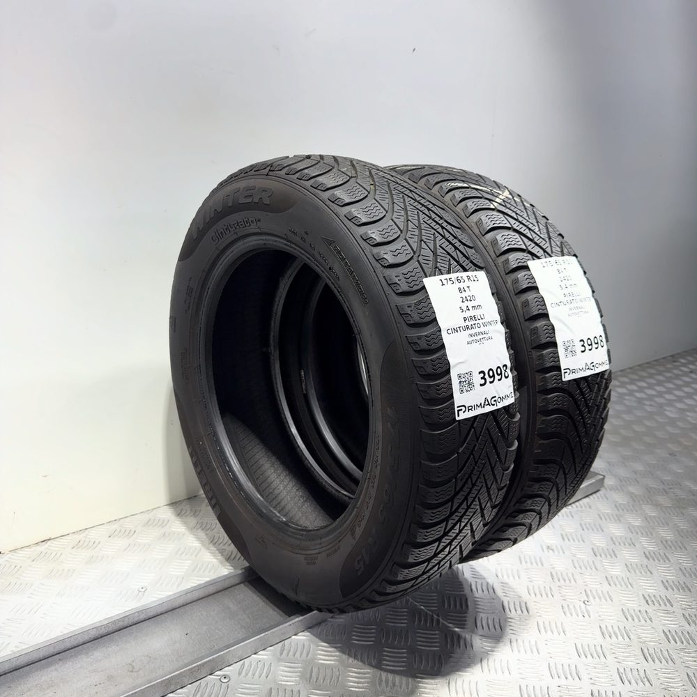 Gomme Usate 175 65 R15 84T Pirelli Cinturato Winter 77% Invernali - immagine 5