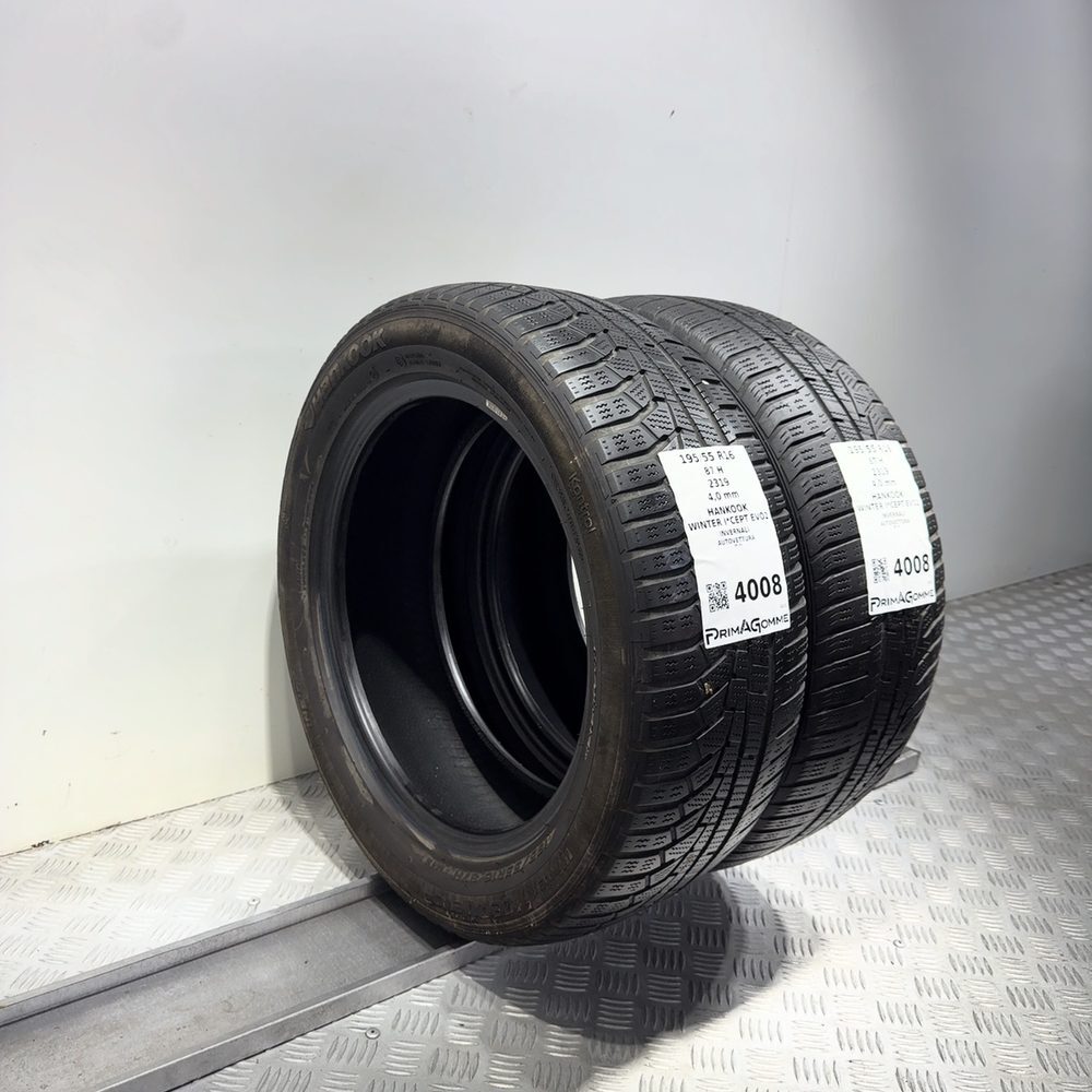 Gomme Usate 195 55 R16 87H Hankook Winter I*Cept Evo2 Invernali - immagine 5