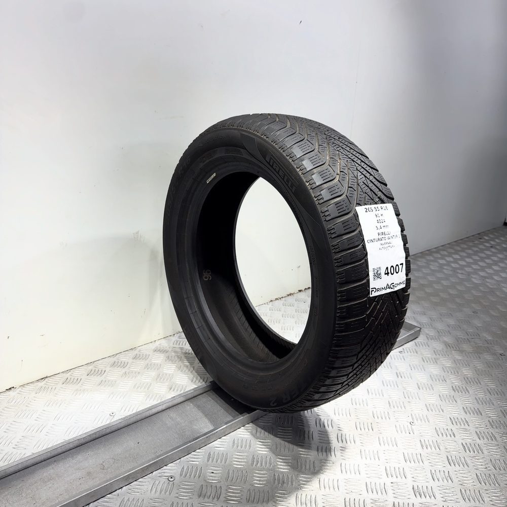 Gomma Usata 205 55 R16 91H Pirelli Cinturato Winter 2 77% Invernale - immagine 5