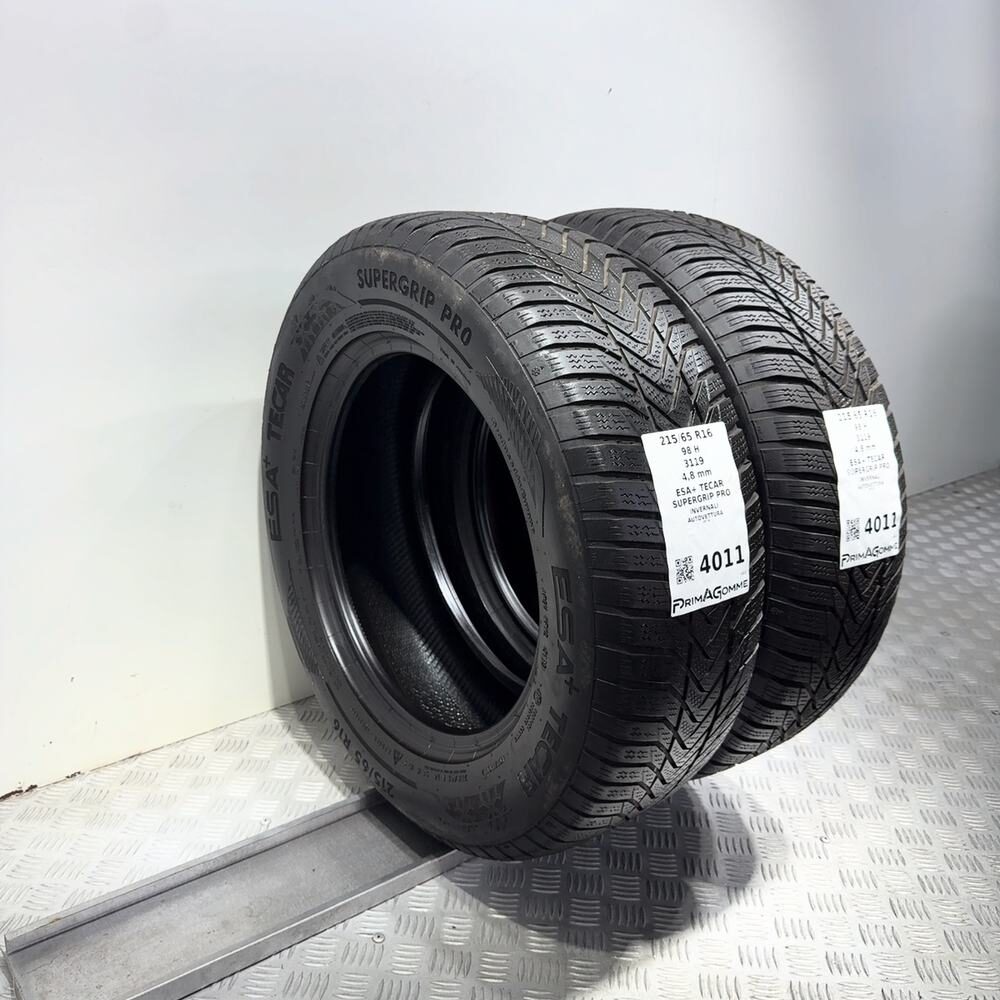 Gomme Usate 215 65 R16 98H Esa+ Tecar Supergrip Pro Invernali - immagine 5