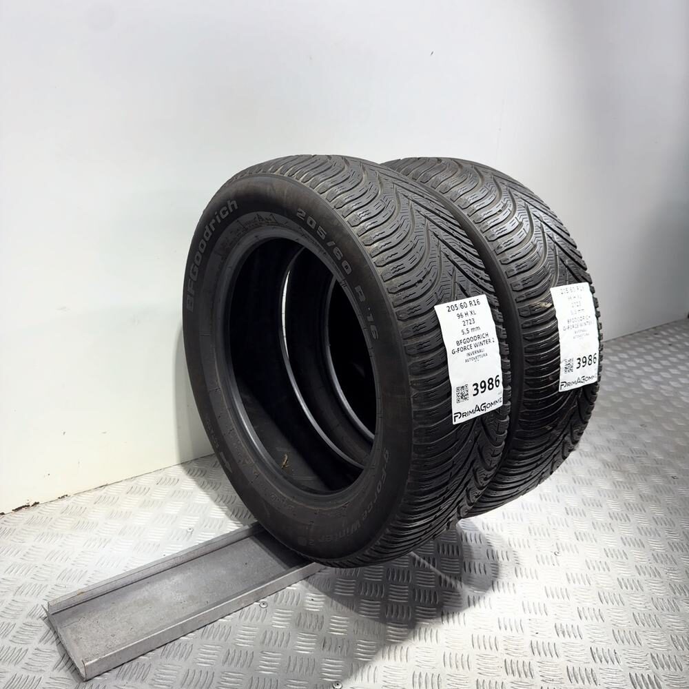Gomme Usate 205 60 R16 XL 96H BFgoodrich G-Force Winter 2 79% Invernali - immagine 5