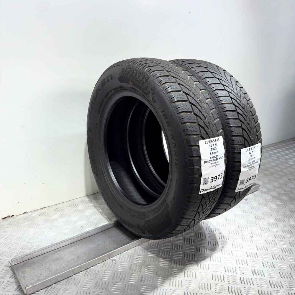 Gomme Usate 185 65 R15 92T XL Falken Eurowinter HS02 83% Invernali - immagine 5
