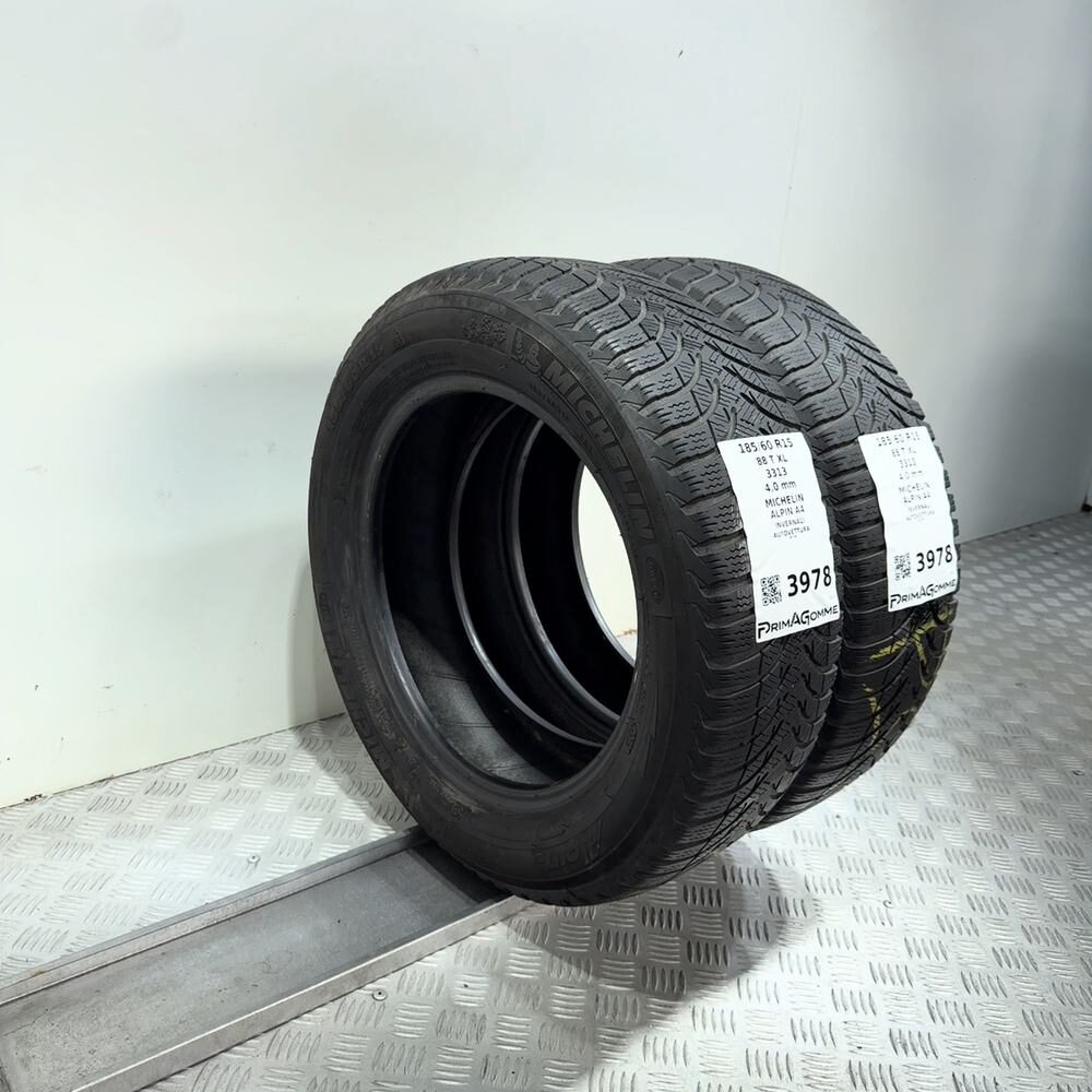 Gomme Usate 185 60 R15 88T XL Michelin Alpin A4 Invernali - immagine 5