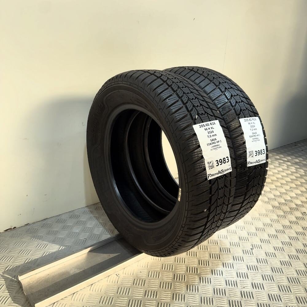Gomme Usate 205 60 R16 96H XL Sava Eskimo HP 2 98% Invernali - immagine 5