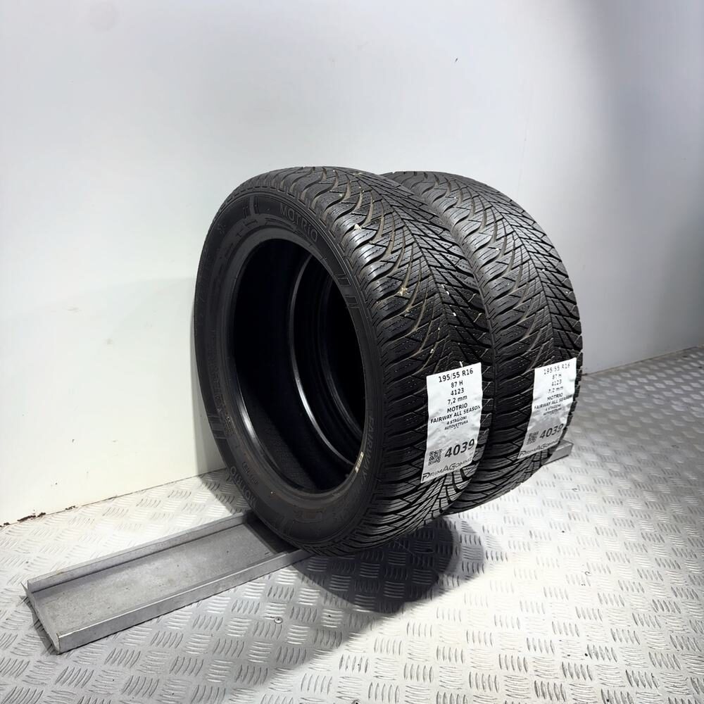 Gomme Usate 195 55 R16 87H Motrio Fairway All Season 98% 4 Stagioni - immagine 5