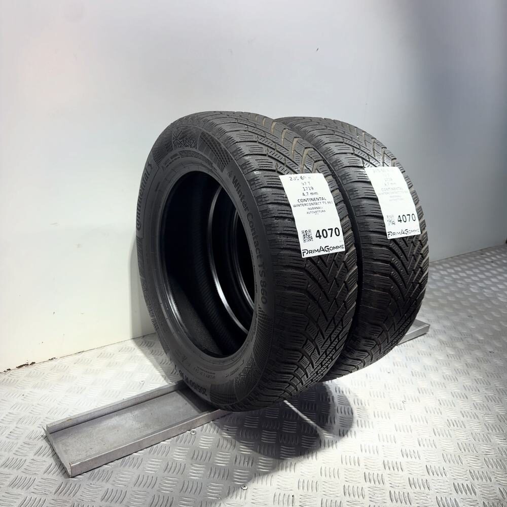Gomme Usate 205 60 R16 92T Continental Wintercontact TS 860 Invernali - immagine 5