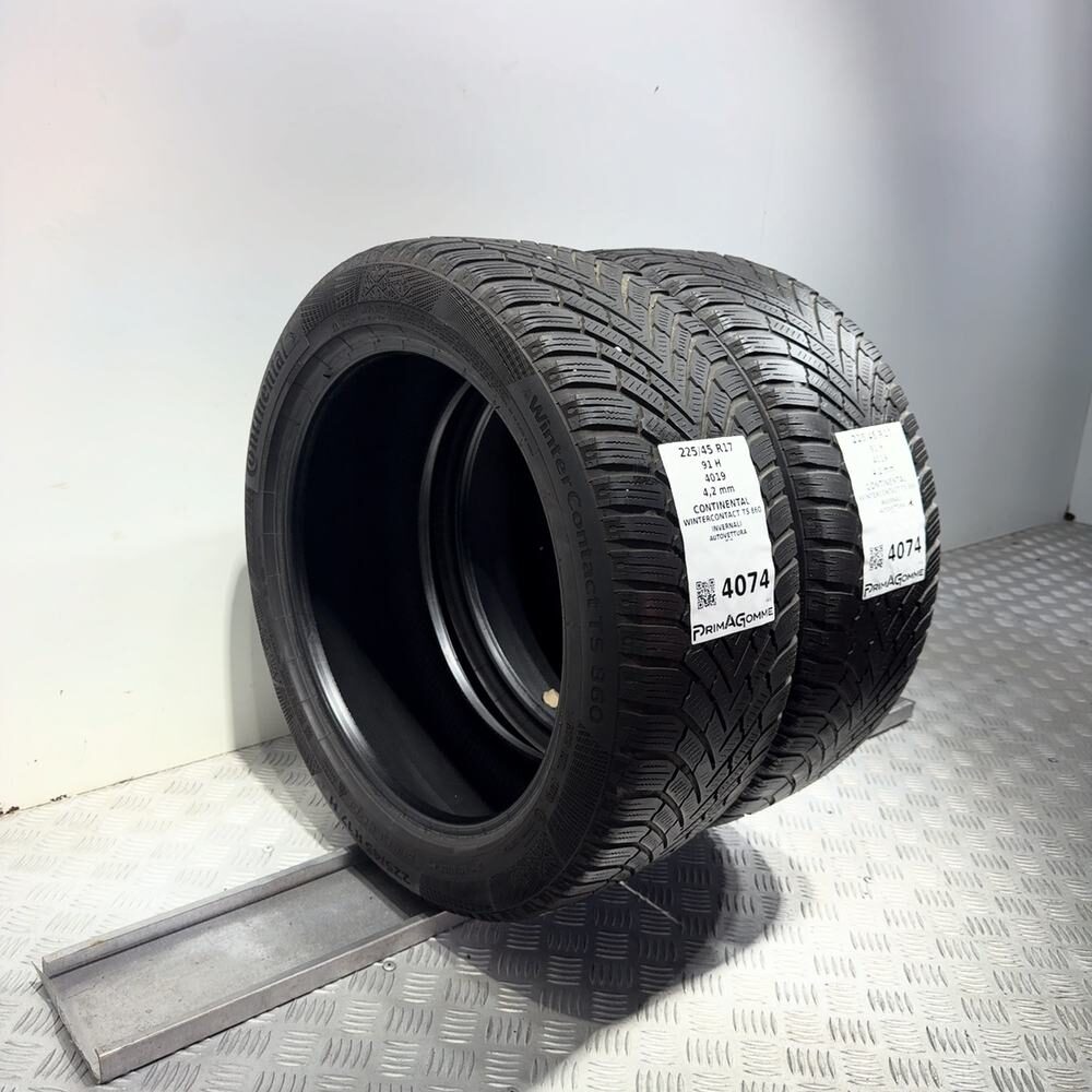 Gomme Usate 225 45 R17 91H Continental Wintercontact TS 860 Invernali - immagine 5