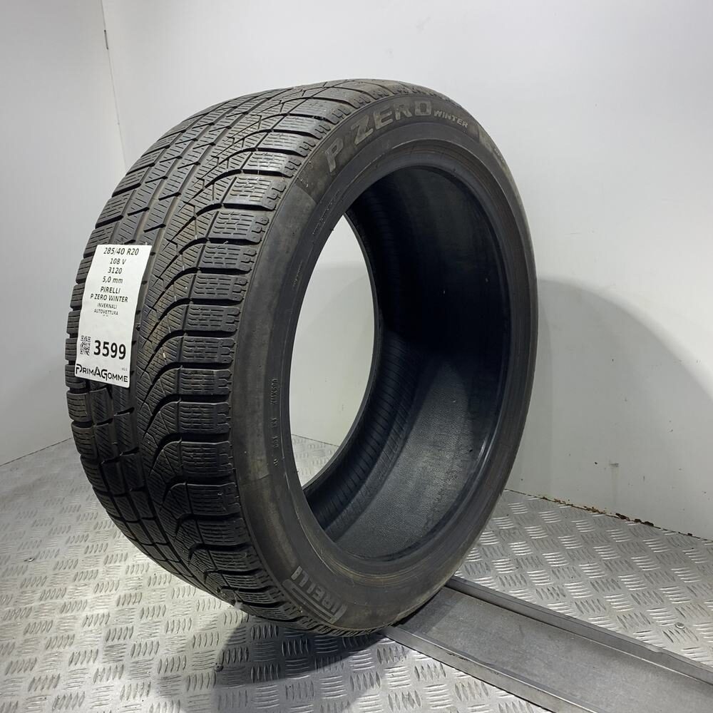 Gomma Usata 285 40 R20 108V XL Pirelli P Zero Winter 71% Invernale - immagine 5