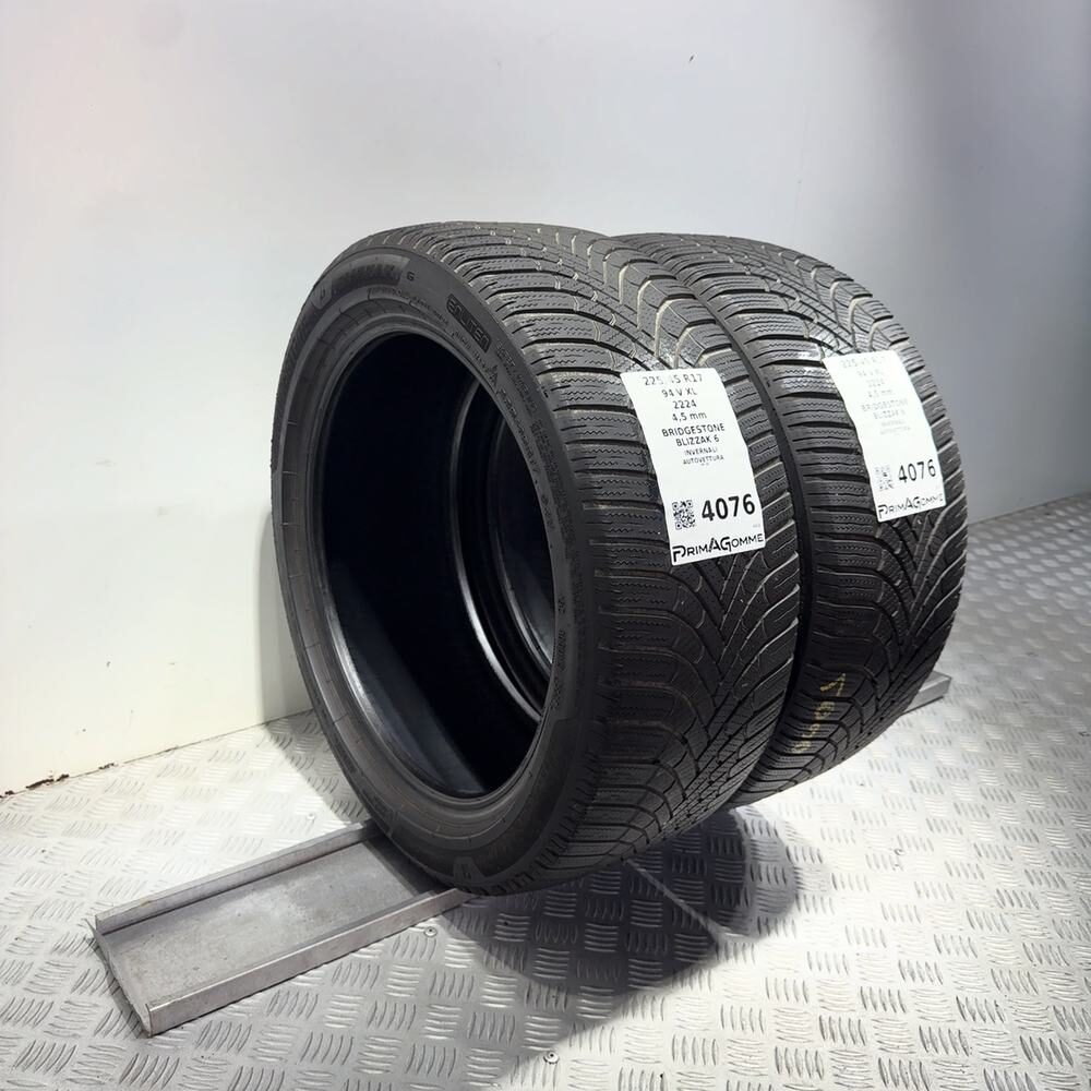 Gomme Usate 225 45 R17 94V XL Bridgestone Blizzak 6 Invernali - immagine 5
