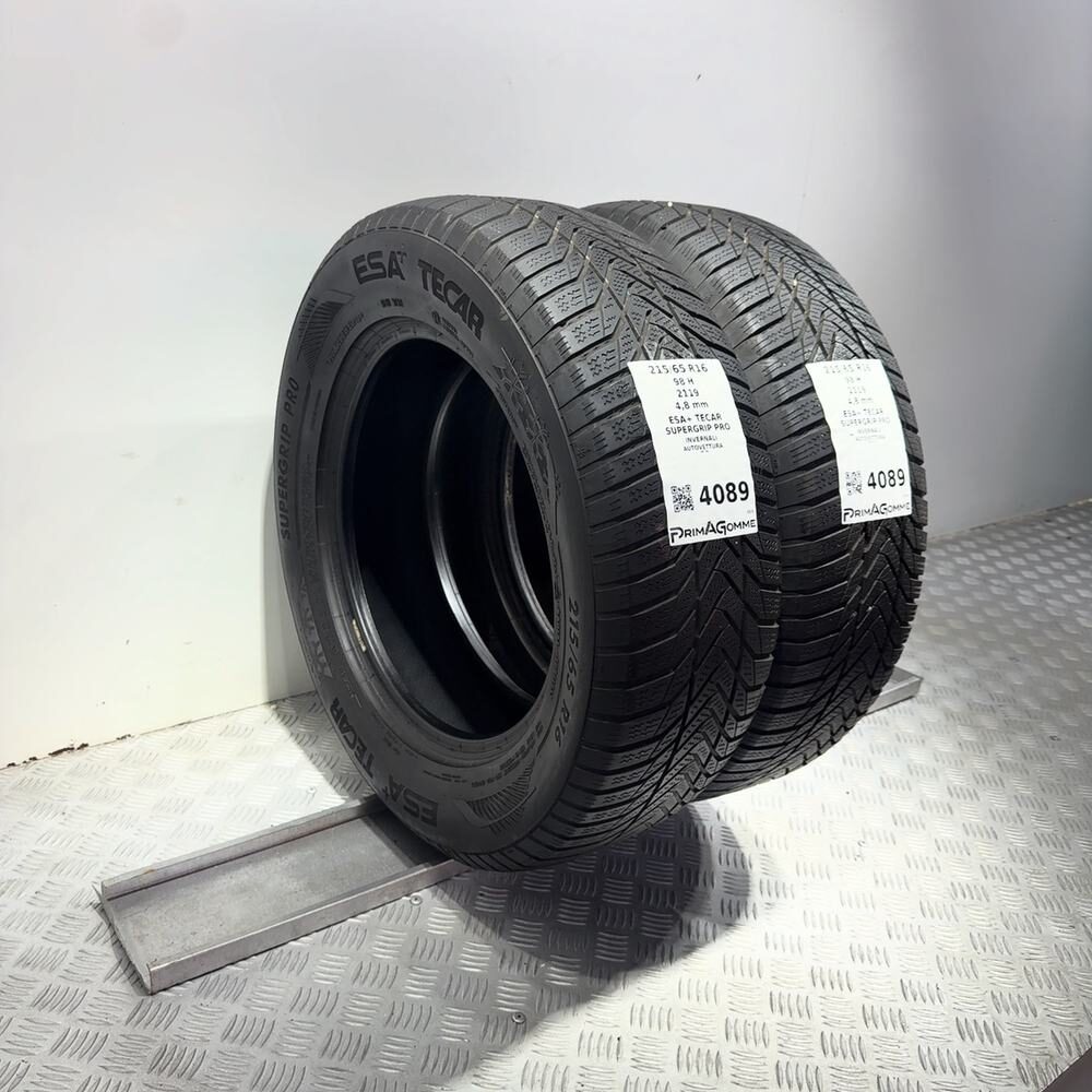 Gomme Usate 215 65 R16 98H Esa+ Tecar Supergrip Pro Invernali - immagine 5