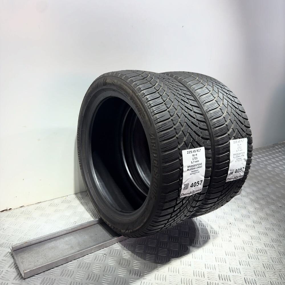 Gomme Usate 225 45 R17 91H Bridgestone Blizzak LM005 81% Invernali - immagine 5