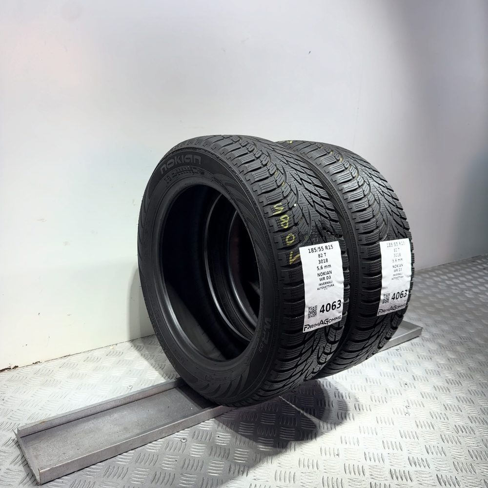 Gomme Usate 185 55 R15 82T Nokian WR D3 80% Invernali - immagine 5