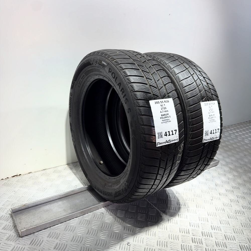 Gomme Usate 205 55 R16 91T Barum Polaris 5 Invernali - immagine 5