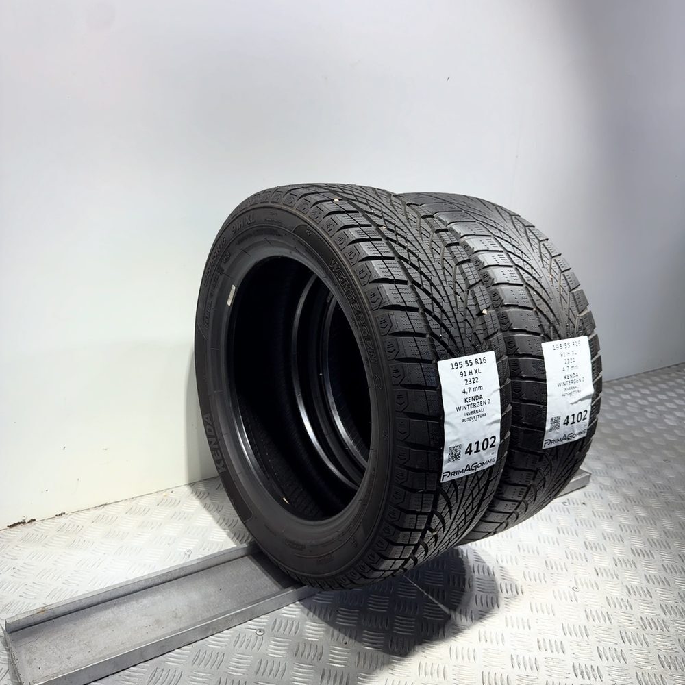 Gomme Usate 195 55 R16 91H XL Kenda Wintergen 2 Invernali - immagine 5