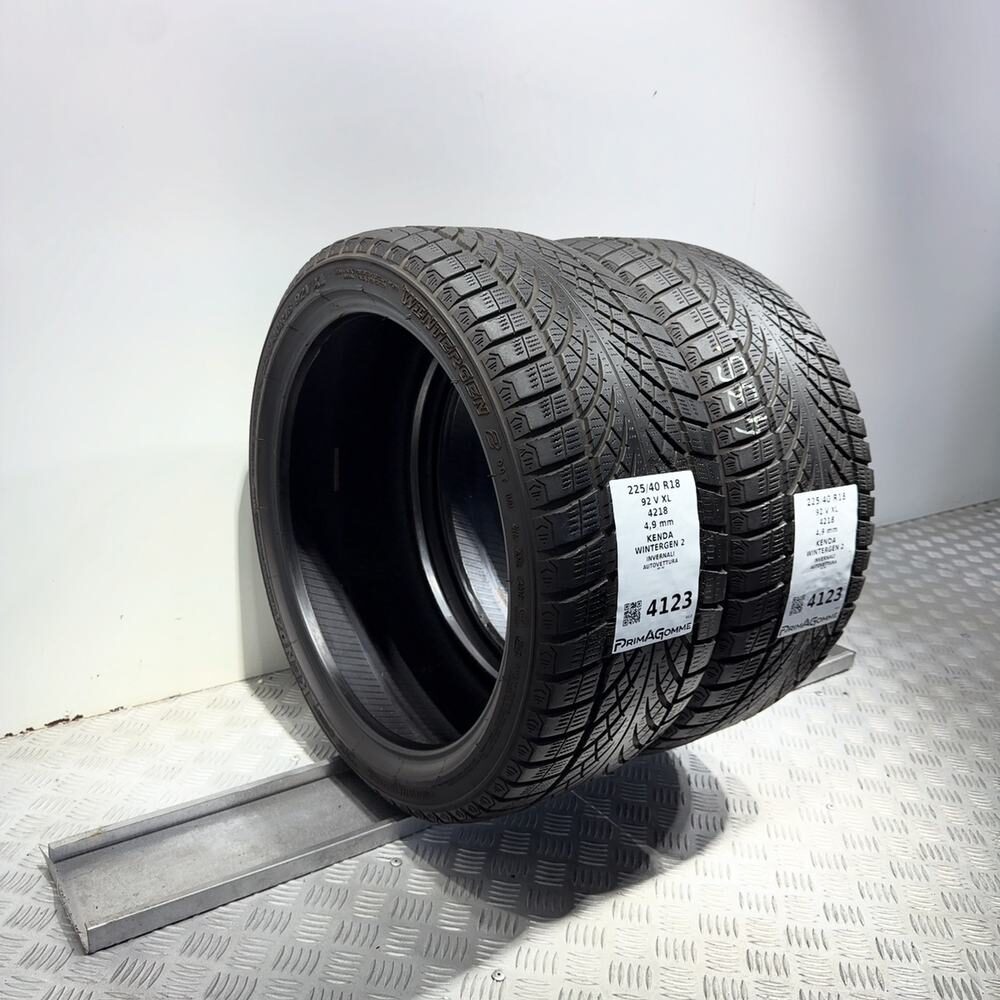 Gomme Usate 225 40 R18 92V XL Kenda Wintergen 2 Invernali - immagine 5