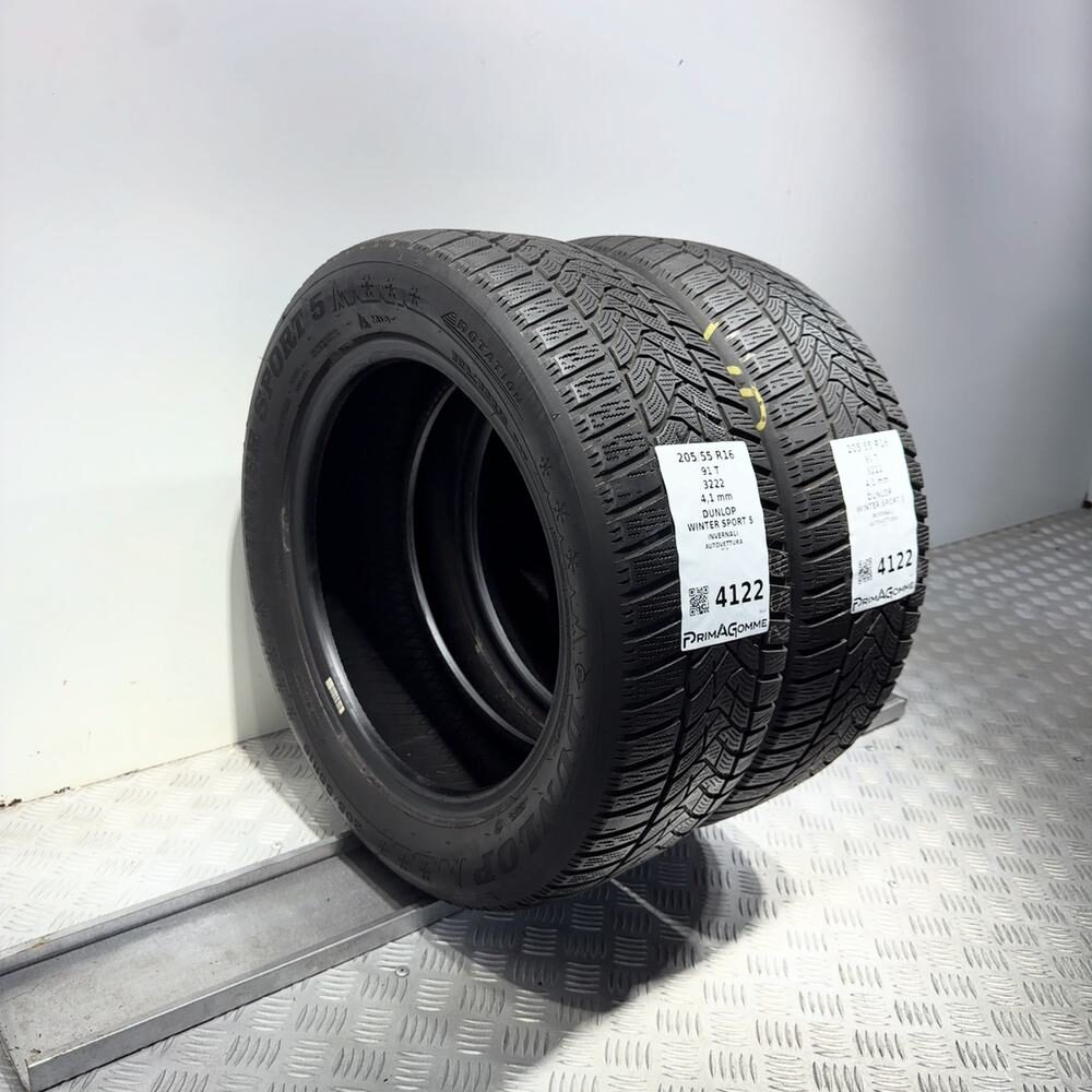 Gomme Usate 205 55 R16 91T Dunlop Winter Sport 5 Invernali - immagine 5