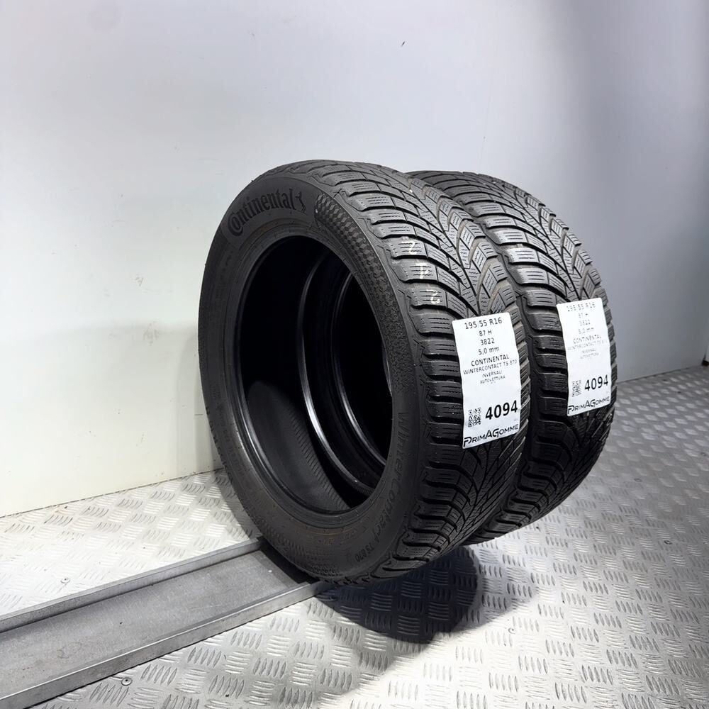 Gomme Usate 195 55 R16 87H Continental Wintercontact TS 870 71% Invernali - immagine 5
