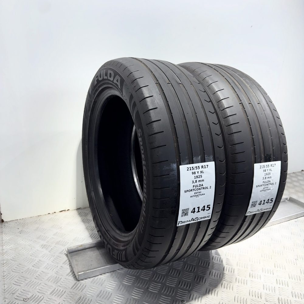 Gomme Usate 215 55 R17 XL 98Y Fulda Sportcontrol 2 Estive - immagine 5