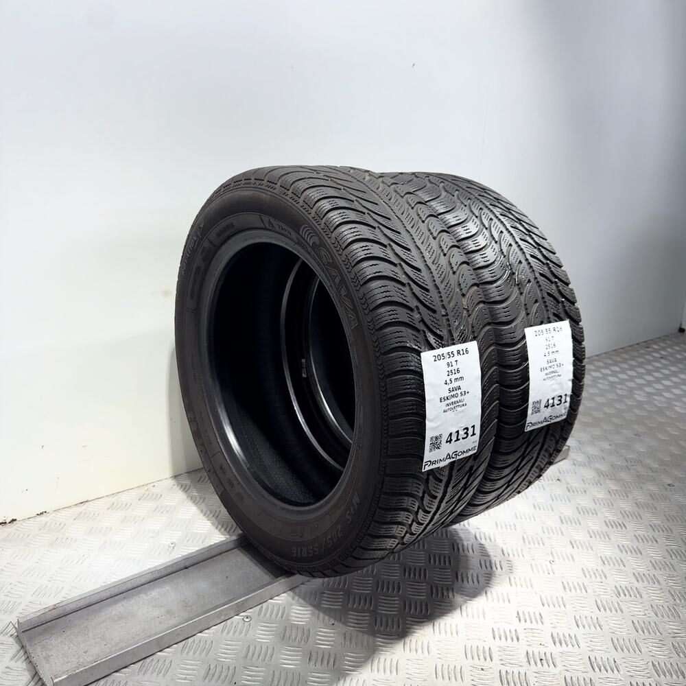 Gomme Usate 205 55 R16 91T Sava Eskimo S3+ Invernali - immagine 5