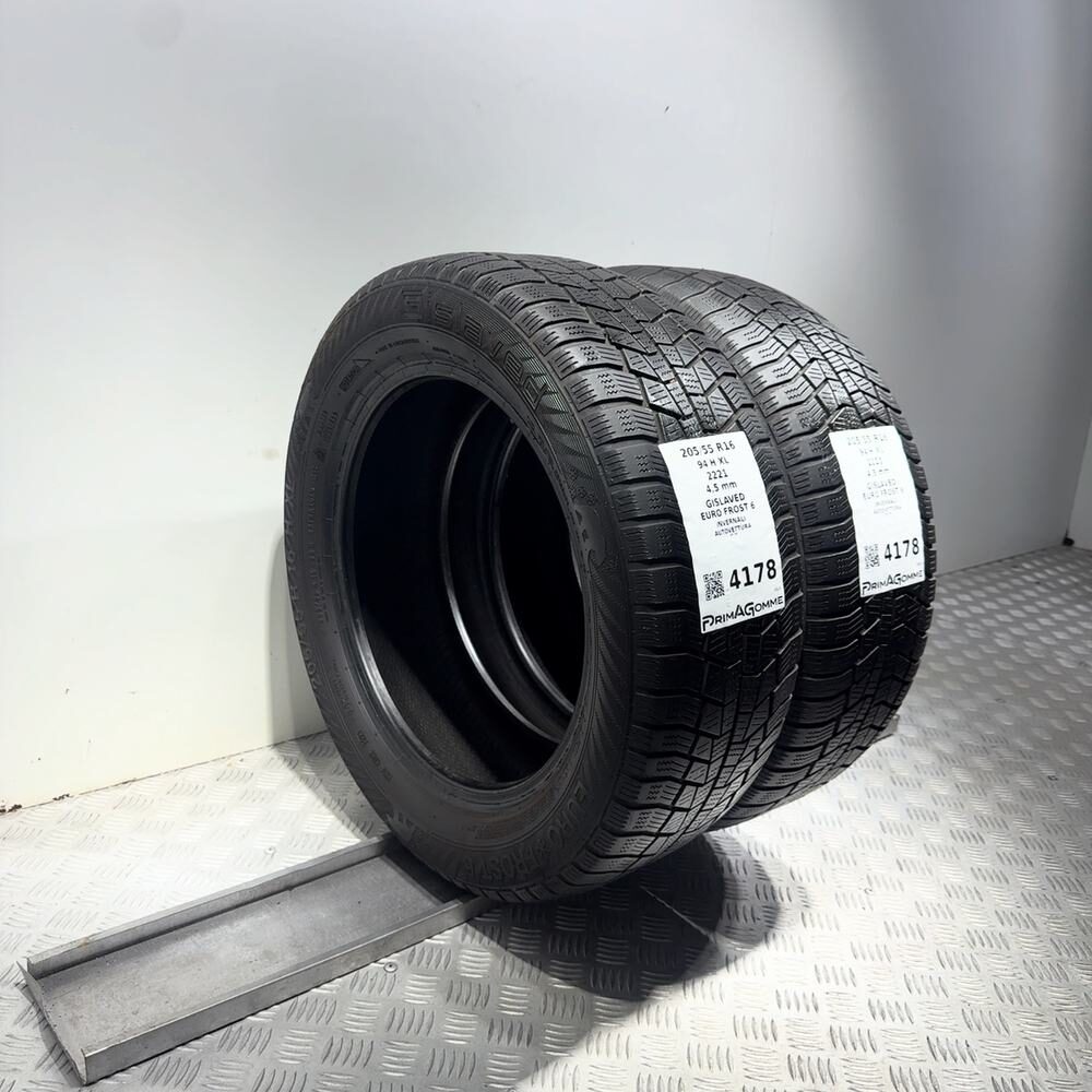 Gomme Usate 205 55 R16 94H XL Gislaved Euro Frost 6 Invernali - immagine 5