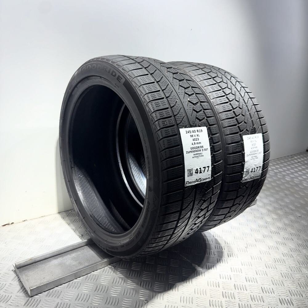Gomme Usate 245 40 R19 98V XL Goodride Zupersnow Z-507 Invernali - immagine 5
