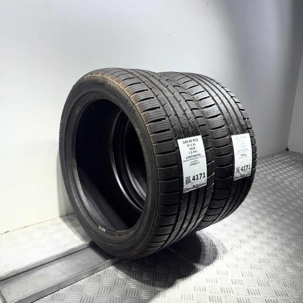 Gomme Usate 245 40 R18 97V XL Continental Contiwintercontact TS 810S Invernali - immagine 5