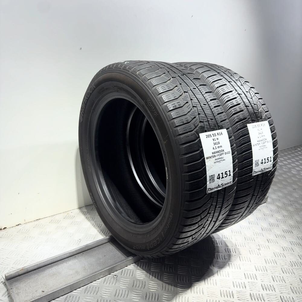Gomme Usate 205 55 R16 91H Hankook Winter I*Cept Evo2 Invernali - immagine 5