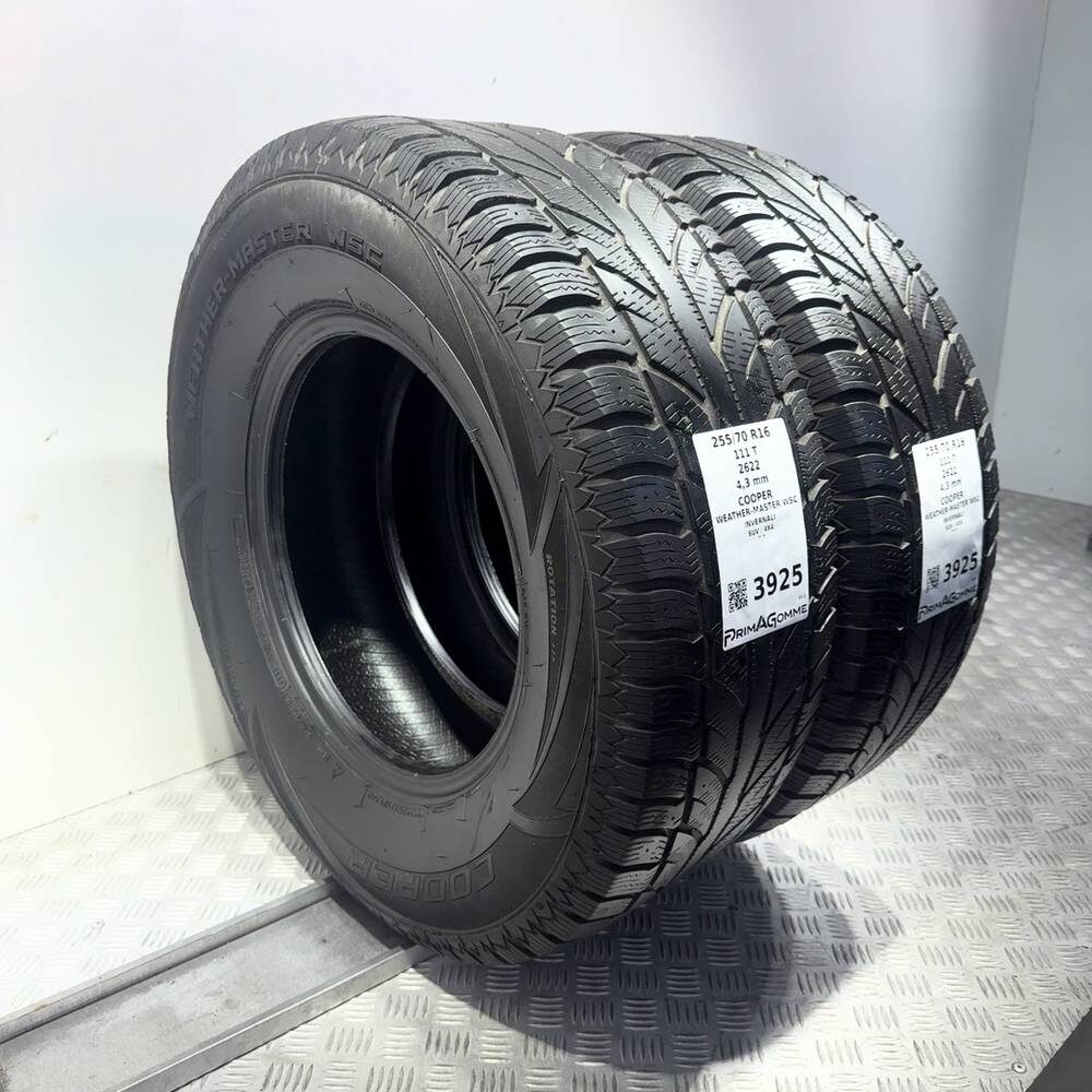 Gomme Usate 255 70 R16 111T Cooper Weather-Master Wsc Invernali - immagine 5