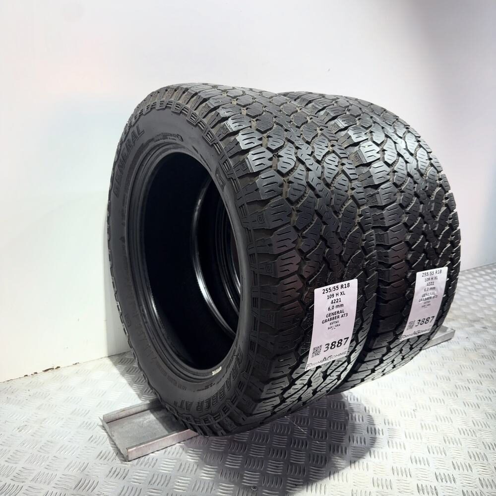Gomme Usate 255 55 R18 XL 109H General Grabber AT3 86% Estive - immagine 5