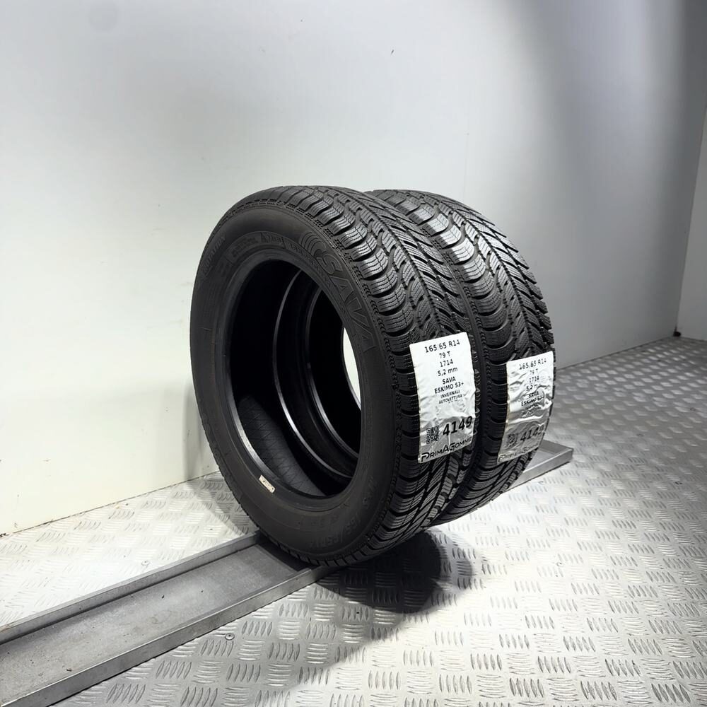 Gomme Usate 165 65 R14 79T Sava Eskimo S3+ 74% Invernali - immagine 5